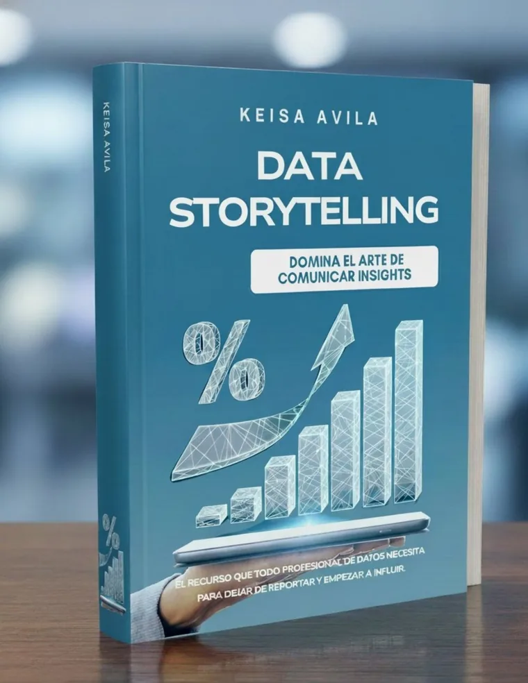 Portada del ebook Data Storytelling: Domina el arte de comunicar insights, de Keisa Ávila